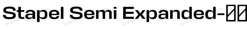 Stapel Semi Expanded字体转换